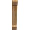 Ekena Millwork Traditional Slat Rough Sawn Bracket, Western Red Cedar, 6"W x 28"D x 36"H BKT06X28X36TRA06RWR - alternate 2